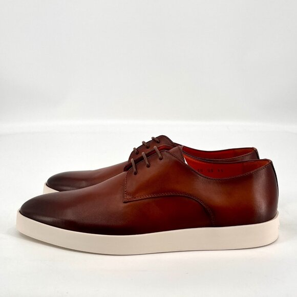 Santoni Men\'s Atlantis Lace up Plain Toe Dress Shoes US Size 11 New In Box main image 12
